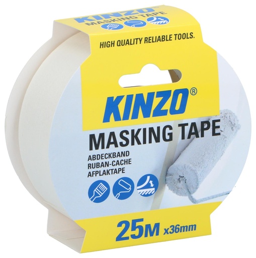 [871125218525] KINZO Masking Tape 36mm x 25m