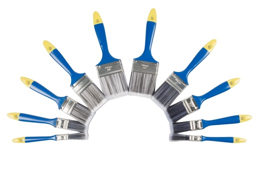 [871125279438] KINZO Flat Paint Brush Synthetic Hair