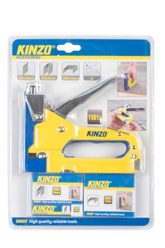 [871125279439] KINZO Stapler with 1500 Staples