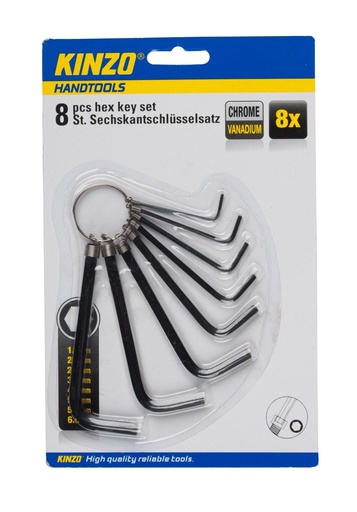[871125271909] KINZO Hex Key Set