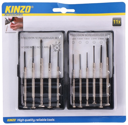 [871125279475] KINZO Precision Screwdriver Set