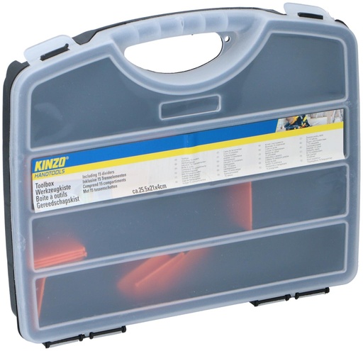 [871125206158] KINZO Toolbox 25x21x4cm
