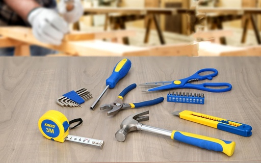 [871125217795] KINZO Household Tool Kit