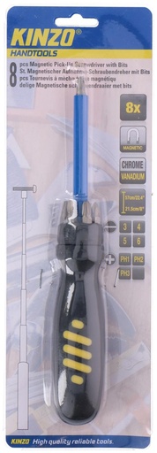 [871125272031] KINZO Screwdriver with Magnet and Bits