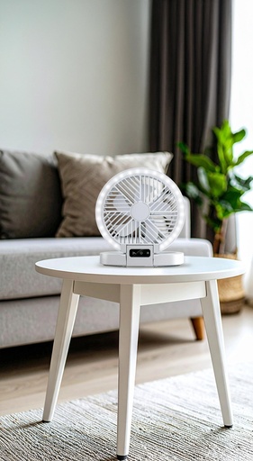 [871125243648] LIFETIME Table Fan USB 1200mAh 3 Speed Rechargeable