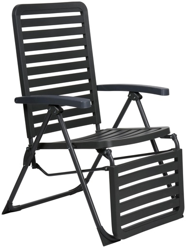 [871125224624] LIFETIME Garden Chair Foldable With Footrest
