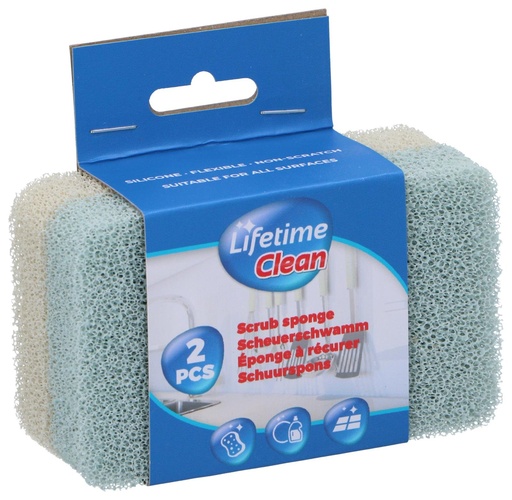 [871125257314] LIFETIME Scrub Sponge 11.5x7x2cm