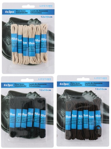 [871125294613] LIFETIME Shoelaces 90cm Classic Style