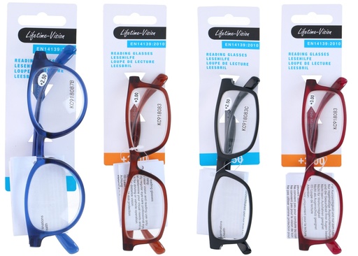 [871125230726] LIFETIME Reading Glasses 4 Diopter