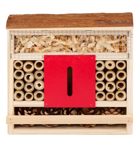 [871125242665] LIFETIME Insect Hotel 20x20x4.5cm for Garden