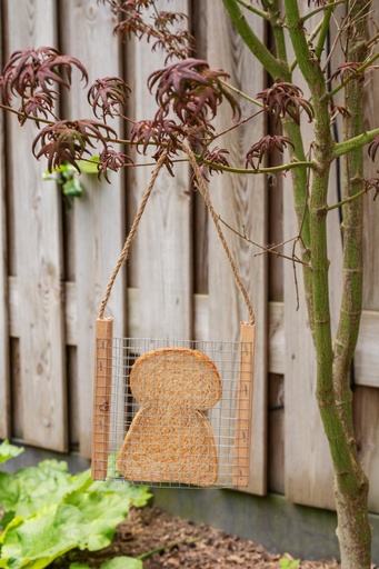 [871125249867] LIFETIME Bird Feeder Bread Holder 16x16cm