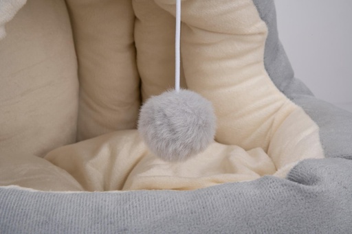 [871125223382] PET COMFORT Cat Bed Cave 42x40x38cm with Ball