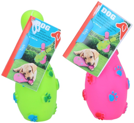 [871125217746] PET TOYS Dog Toy Bowling Pin 15x5.5 cm