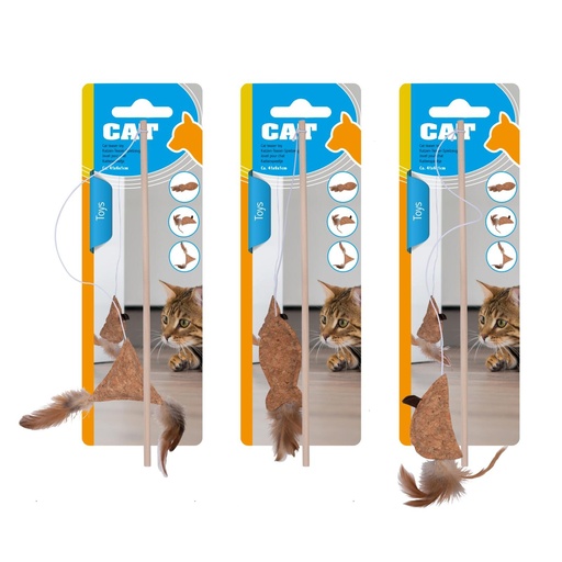 [871125223676] PET TOYS Cat Teaser Wand 41cm