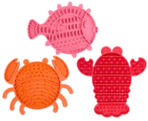 [871125233703] PET TOYS Lick Mat Animal Shapes 21x17cm