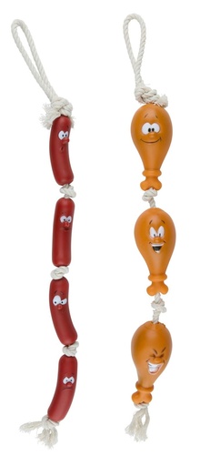 [871125234601] PET TOYS Dog Toy Sausage & Drumstick