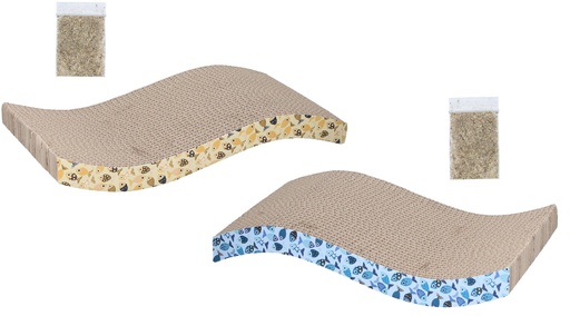 [871125247512] PET TOYS Cat Scratch Board Wave Shape