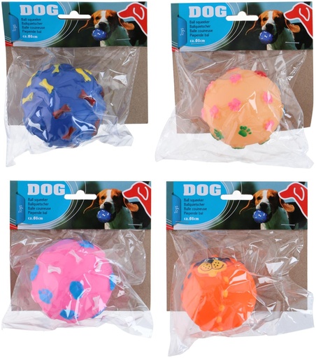 [871125225536] PET TOYS Dog Ball Squeaker Ø8cm