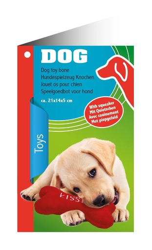 [871125224161] PET TOYS Dog Toy Bone 21x14cm