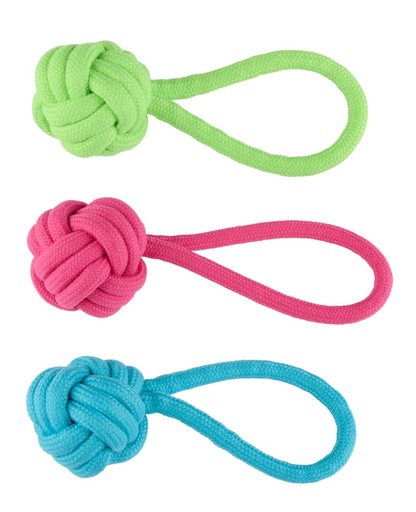 [871125234155] PET TOYS Dog Toy Rope With 1 Knot 21cm