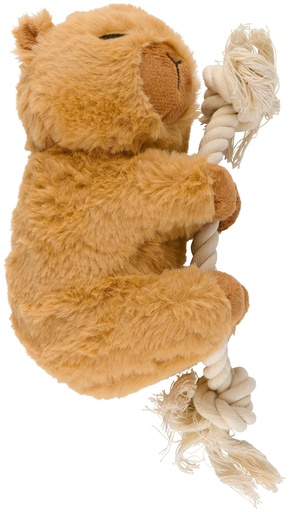 [871125247129] PET TOYS Plush Bear Dog Toy with Rope