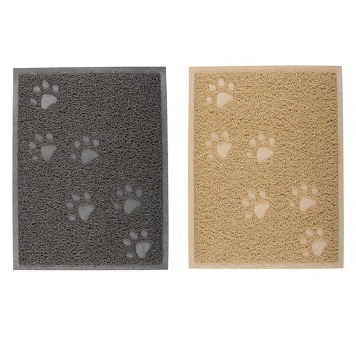 [871125235625] PET TREATMENT Dog Feeding Mat 40x30cm Paw Print