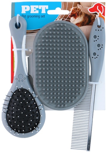 [871125243011] PET TREATMENT Pet Hair Remover Brush And Comb