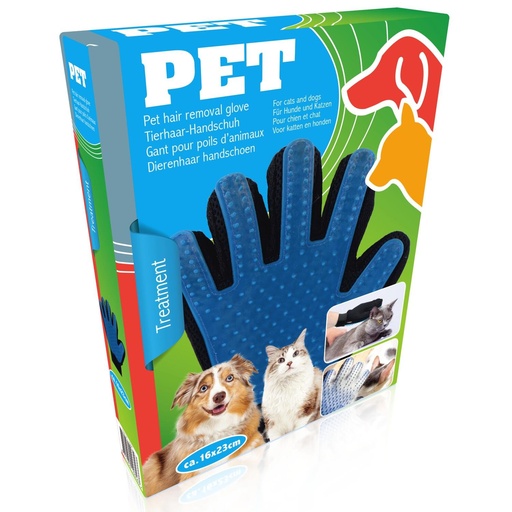 [871125210356] PET TREATMENT Pet Hair Removal Glove 16x23cm