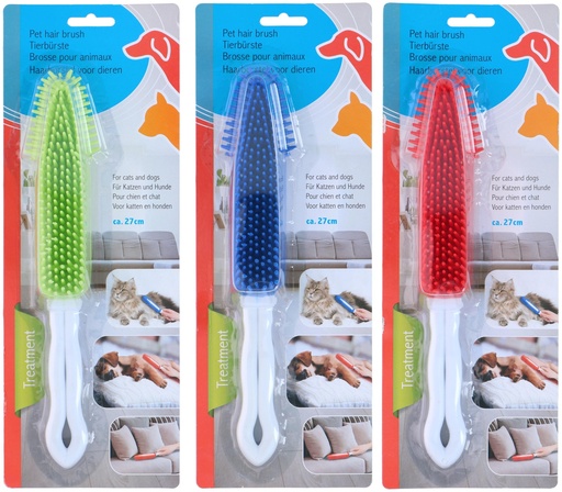 [871125215909] PET TREATMENT Dog Hair Brush 27cm