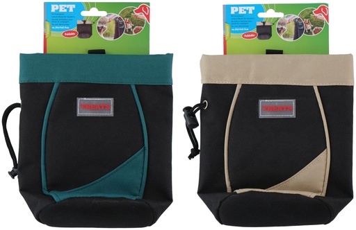 [871125201853] PET TREATMENT Foldable Dog Treat Pouch
