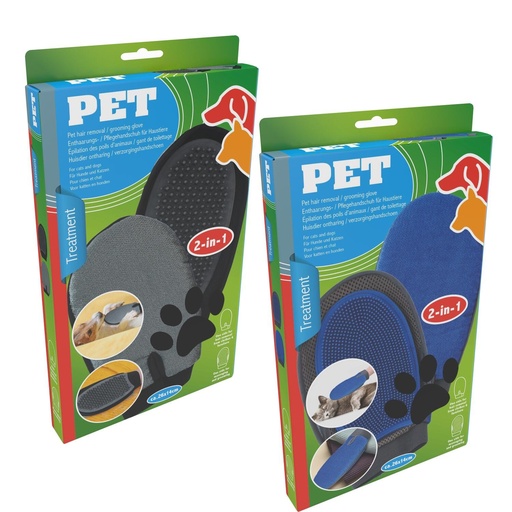 [871125249701] PET TREATMENT Dog Grooming Glove 26x14cm