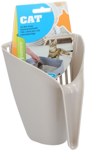 [871125223934] PET TREATMENT Cat Litter Scoop 16.4x13x10.5cm