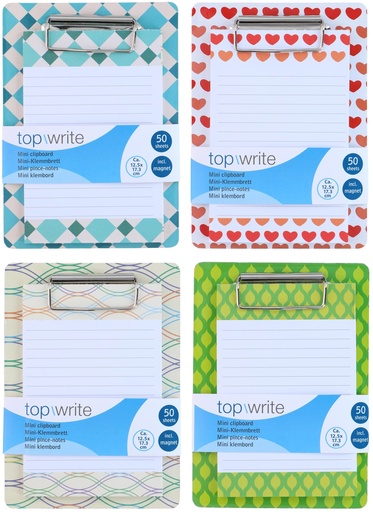 [871125234614] TOPWRITE Mini Clipboard Print 12.5x17.3cm