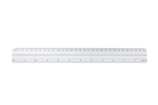 [871125256844] TOPWRITE Ruler 30cm with 5mm Anti-Slip