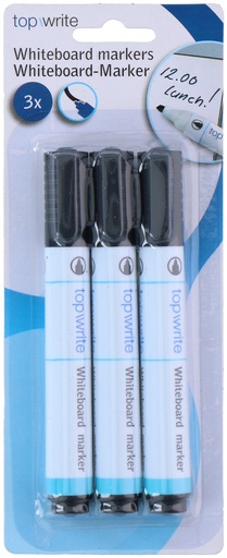[871125245254] TOPWRITE Whiteboard Marker Black