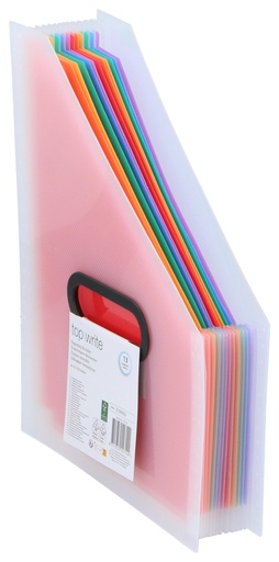 [871125255714] TOPWRITE Expandable File Folder with 13 Compartments
