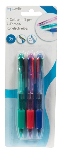 [871125245224] TOPWRITE 4-in-1 Ballpoint Pen