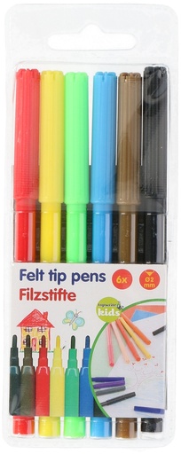 [871125252101] TOPWRITE Felt Tip Pens Normal Point