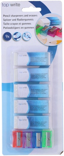[871125245270] TOPWRITE Pencil Sharpener and Eraser Combo