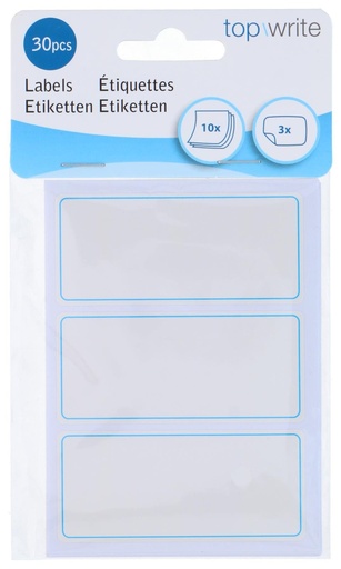 [871125255681] TOPWRITE Labels 11x8cm