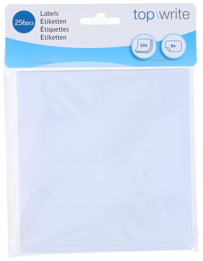 [871125255684] TOPWRITE Labels 256 pcs