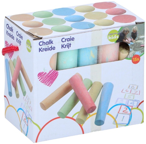 [871125290726] TOPWRITE Sidewalk Chalk 10.5x2.5x2.2cm