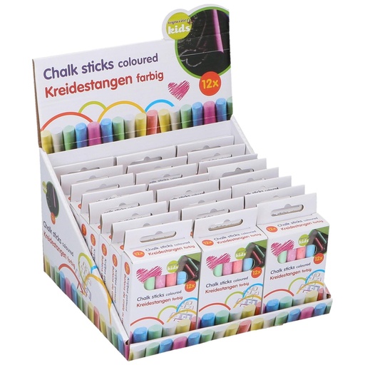 [871125231976] TOPWRITE Coloured Chalk 6x2x10cm