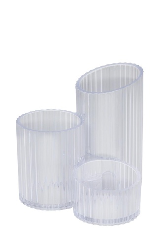 [871125230432] TOUCH OF BEAUTY Cosmetic Organizer Transparent 12.5x12.5x11.9cm