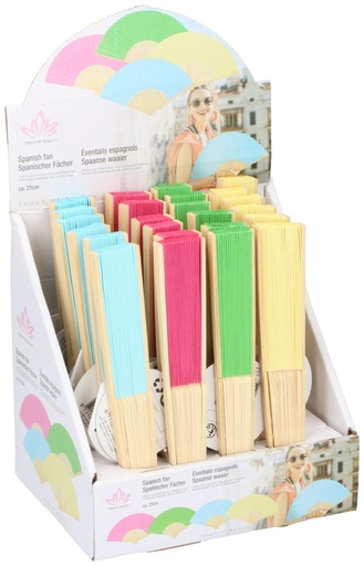 [871125216556] TOUCH OF BEAUTY Spanish Fan 20.8cm