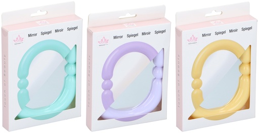 [871125233624] TOUCH OF BEAUTY Oval Cosmetic Mirror 17.8x13.8cm