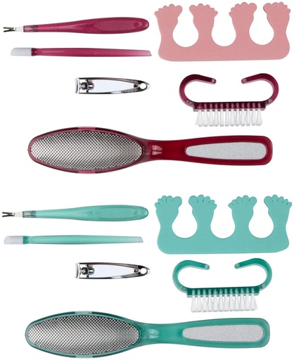 [871125258631] TOUCH OF BEAUTY Pedicure Set 6 Piece