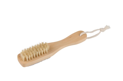 [871125230732] TOUCH OF BEAUTY Pumice Stone and Brush 17cm