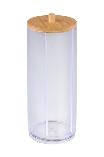 [871125226054] TOUCH OF BEAUTY Cosmetic Organizer With Bamboo Lid