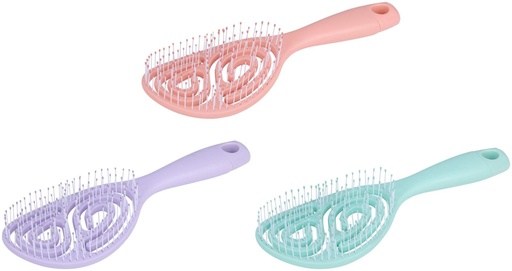 [871125233115] TOUCH OF BEAUTY Detangling Round Hairbrush Ergonomic